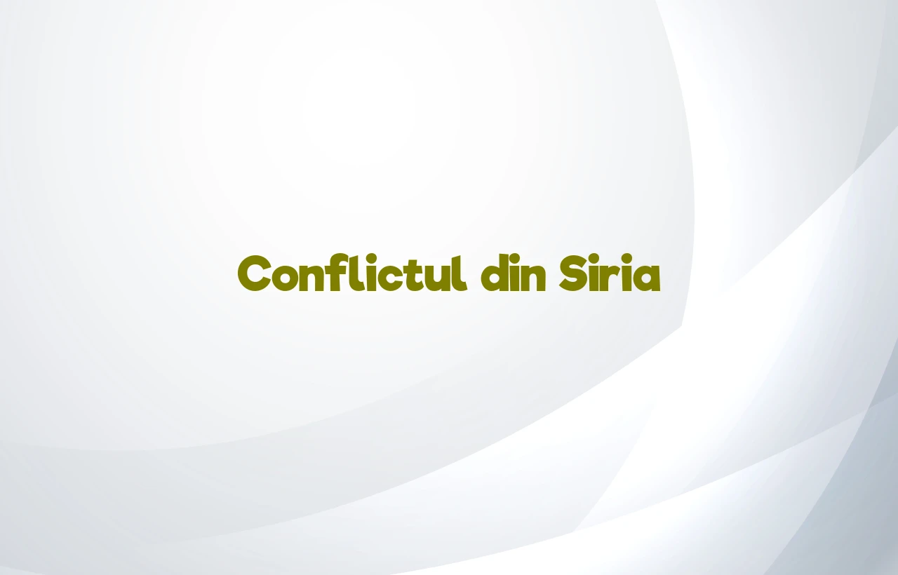 conflictul din siria